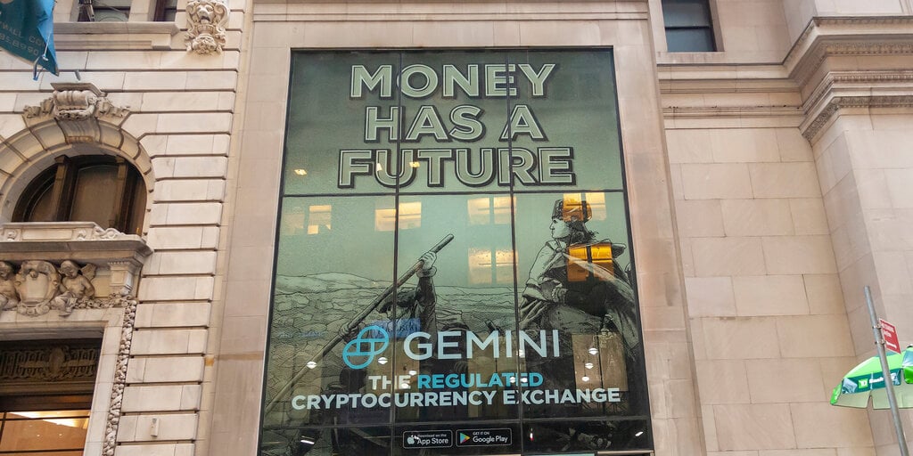 Gemini to Return $1.1 Billion to Earn Customers, Pay $37 Million Fine In New York Settlement