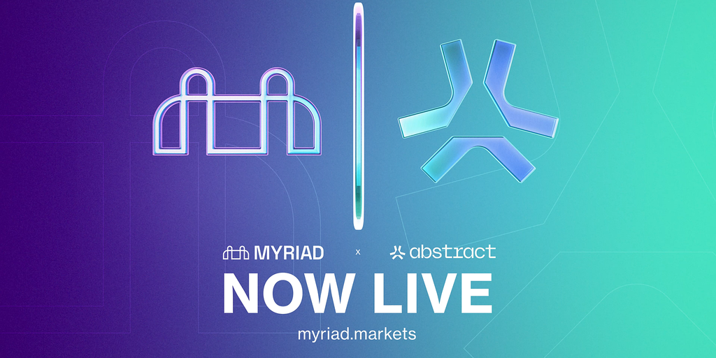 MYRIAD Launches on Abstract as Mainnet Goes Live